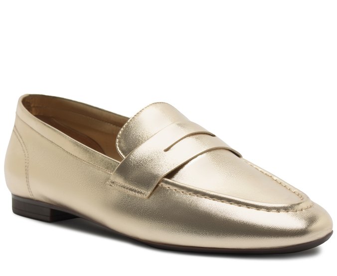 Mocassim ClÃ¡ssico Pala Dourado