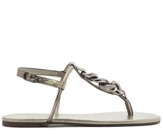 Rasteira Corrente Slim New Prateada