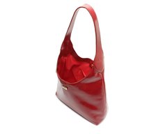 Bolsa Shopping Grande Boho Porta Cartão Vermelha