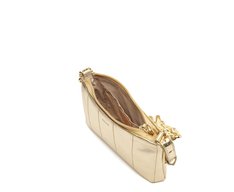 Bolsa Tiracolo Pequena Corrente Cordão Dourada
