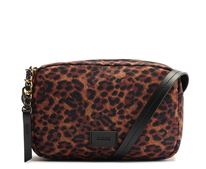 Bolsa Tiracolo Média Compacta Animal Print