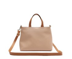 Bolsa Tote Média Bag Charm Bege