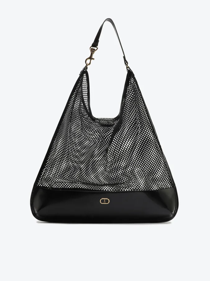 Bolsa Shopping Grande Telada Preta