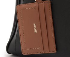 Bolsa Tote Média Com Porta-Cartão Preta