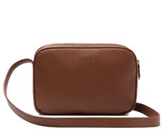 Bolsa Tiracolo Média Atemporal Marrom