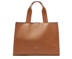 Bolsa Shopping Grande Com Necessaire Marrom