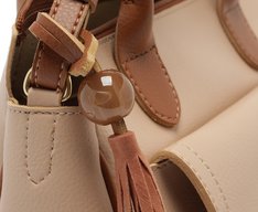 Bolsa Tote Média Eco Soft Bege