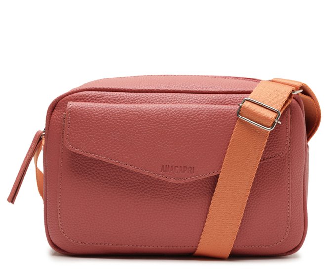 Bolsa Tiracolo Média Fita Vermelho