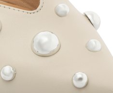 Sapatilha Slingback Maxi Tachas Branca
