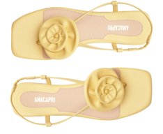 Sandália Slim Flor Amarela