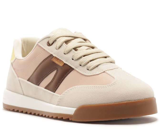 Tênis AC1119 Retrô Cadarço Duplo Rosa