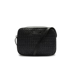 Crossbody Firenze Natural Zif Zag Preta
