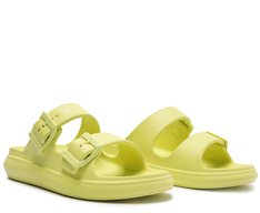 Chinelo Birken Verde Lemon Fivela Injetado Eva