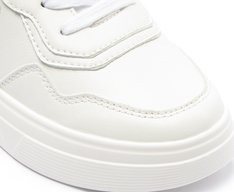 Tênis de Amarrar Sola Robusta Branco