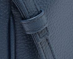 Bolsa Tote Média Bolso Frontal Barbicacho Azul