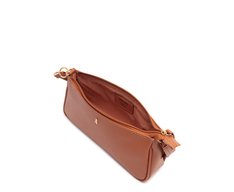 Tiracolo Pequena Bag Charm Marrom Caramelo
