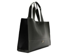 Bolsa Shopping Grande Com Necessaire Preta
