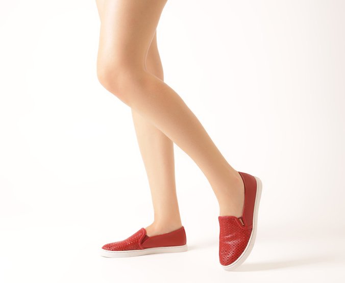 Tênis Slip On Ana Vermelho Amber