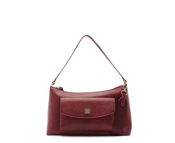 Bolsa Tiracolo Média Lux Vermelha