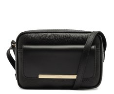 Bolsa Tiracolo Média Com Bolso Valentina Preta