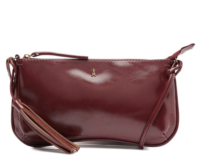 Bolsa Tiracolo Média Verniz Vermelha