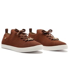 Tênis Knit Minimal Anacapri Marrom