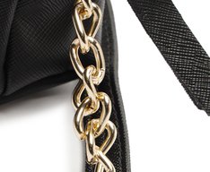Bolsa Tiracolo Pequena Soft Preta
