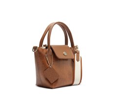 Bolsa Tote Média Estruturada Marrom