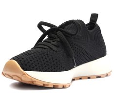 Tênis Knit Lavínia Preto