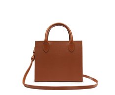 Bolsa Tote Média Pingente Anacapri Preta Marrom