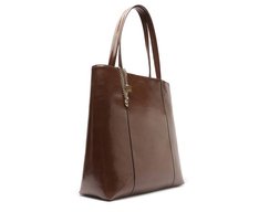 Bolsa Shopping Grande Madri Chaveiro Marrom