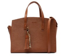 Bolsa Tote Grande Barbicacho Marrom