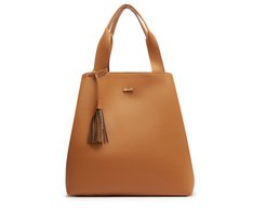 Bolsa Shopping Grande Maxi Barbicacho Marrom Canela