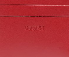 Porta Cartão Pequena Neutral Vermelha