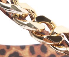 Rasteira Slim Pingente Animal print