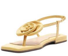 Sandália Slim Flor Amarela