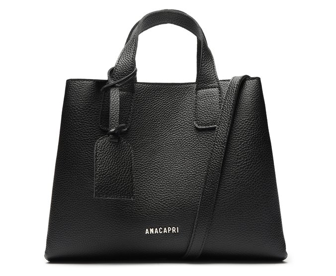 Bolsa tote preta anacapri clearance