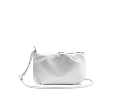 Bolsa Tiracolo Pequena Flor Prata