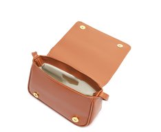 Bolsa Tiracolo Pequena Santangela Marrom Caramel