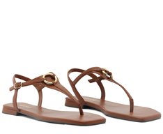 Rasteira Slim Elo Marrom