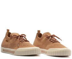 Tênis Knit Texturizado Alê Bege