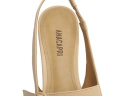 Sapato Chanel Salto Bloco Nude Classy