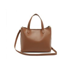 Bolsa Tote Média Com Necessaire Bicolor Marrom
