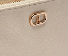 Bolsa Tiracolo Média Floater Gorgurão Bege