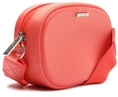 Crossbody Laranja Coral PVC Média