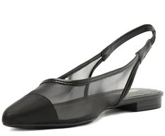 Sapatilha Slingback Telinha Preta