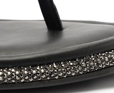 Rasteira Slim Sola Glam Preta