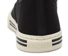 Tênis Slip On Lona Alê Preto