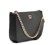 Bolsa Tiracolo Pequena Corrente Preta