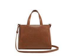 Bolsa Tote Média Bolso Frontal Barbicacho Marrom